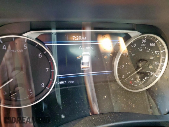 2024 Nissan Sentra SV with VIN 3N1AB8CV4RY359118, listed as a Copart auction lot 59172325 with 12,667 mi miles and Salvage title. Bid and sale history available at DreamBid. Image 9.
