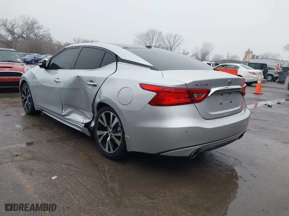 2018 Nissan Maxima SL with VIN 1N4AA6AP1JC394078, listed as a IAAI auction lot 41197428 with 91,281 mi miles. Bid and sale history available at carsss.com. Image 3.