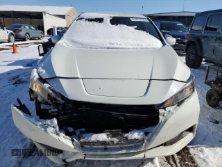2025 Nissan LEAF S with VIN 1N4AZ1BV9SC558655, listed as a Copart auction lot 41815795 with 3,218 mi miles and Salvage Title. Bid and sale history available at carsss.com. Image 5.