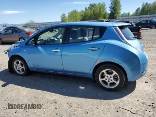 2011 Nissan LEAF SL-e with VIN JN1AZ0CPXBT009490, listed as a Copart auction lot 55846965 with 52,319 mi miles and Salvage Title. Bid and sale history available at DreamBid. Image 2.