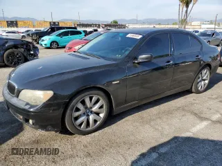 2007 BMW 7 Series 750i with VIN WBAHL83567DT09276, listed as a Copart auction lot 51868895 with 150,744 mi miles and Clean Title. Bid and sale history available at carsss.com. Image 1.