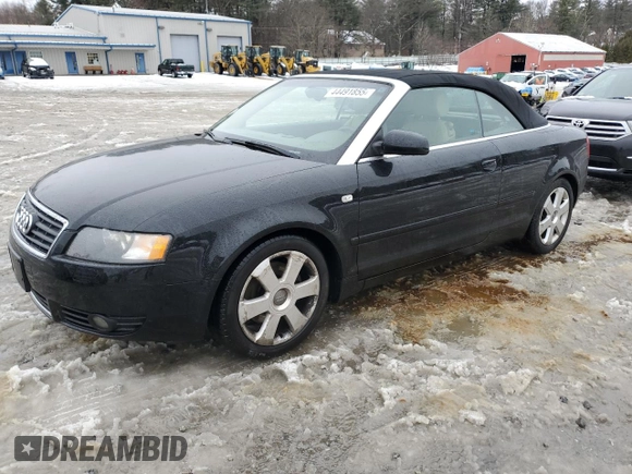 2006 Audi A4 3.0L with VIN WAUDT48H66K006003, listed as a Copart auction lot 44491855 with 68,668 mi miles and Clean Title. Bid and sale history available at carsss.com. Image 1.
