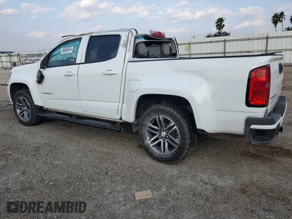 2022 Chevrolet Colorado 2WD Work Truck with VIN 1GCGSBEA0N1300502, listed as a Copart auction lot 86659344 with 26,473 mi miles and Salvage title. Bid and sale history available at DreamBid. Image 2.