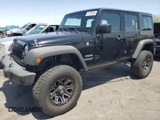2017 Jeep Wrangler Unlimited Sport with VIN 1C4BJWDG7HL561743, listed as a Copart auction lot 61735185 with 77,185 mi miles and Clean title. Bid and sale history available at DreamBid. Image 1.
