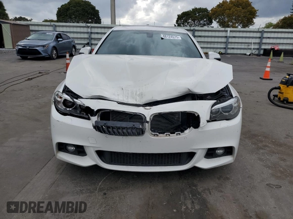 2014 BMW 5 Series 535d with VIN WBAXA5C58ED690402, listed as a Copart auction lot 48124575 with 153,702 mi miles and Salvage Title. Bid and sale history available at DreamBid. Image 5.