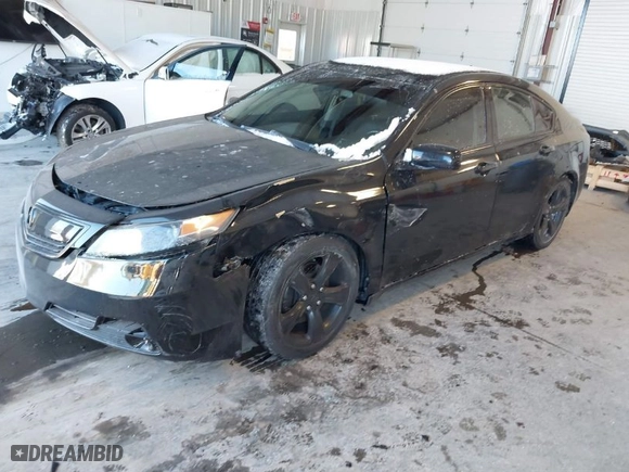 2012 Acura TL Tech Auto with VIN 19UUA9F53CA006591, listed as a IAAI auction lot 41264414 with 143540 miles. Bid and sale history available at carsss.com. Image 2.
