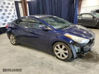 2012 Hyundai Elantra Limited with VIN 5NPDH4AE5CH087140, listed as a Copart auction lot 84626734 with 248,421 mi miles and Salvage Title. Bid and sale history available at carsss.com. Image 4.