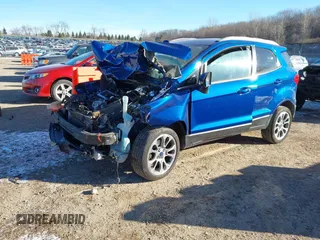 2019 Ford EcoSport Titanium with VIN MAJ3S2KE8KC253571, listed as a IAAI auction lot 41423542 with 123,392 mi miles and . Bid and sale history available at DreamBid. Image 17.