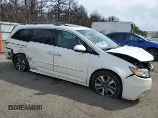 2016 Honda Odyssey Touring Elite with VIN 5FNRL5H93GB007504, listed as a Copart auction lot 51522735 with Not Provided miles and Salvage Title. Bid and sale history available at carsss.com. Image 4.