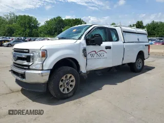 2021 Ford F-250 XL with VIN 1FT7X2BN7MED02683, listed as a Copart auction lot 62526155 with Not provided miles and Salvage title. Bid and sale history available at DreamBid. Image 1.