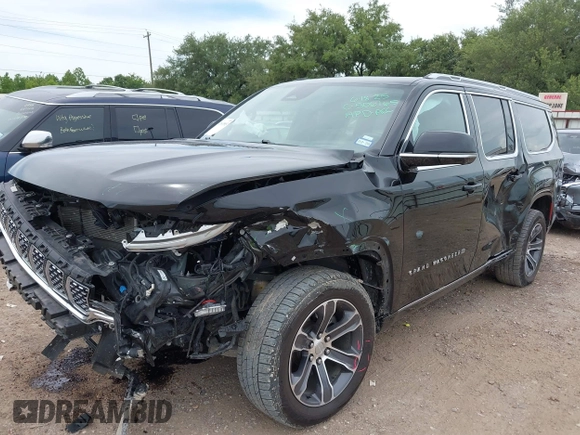 2024 Jeep Grand Wagoneer with VIN 1C4SJSEP3RS109884, listed as a IAAI auction lot 42603585 with 43,344 mi miles and . Bid and sale history available at DreamBid. Image 2.