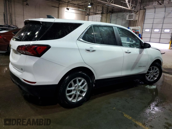 2023 Chevrolet Equinox LT with VIN 3GNAXKEG5PS193922, listed as a Copart auction lot 52757245 with 48,100 mi miles and Salvage Title. Bid and sale history available at DreamBid. Image 3.