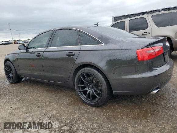 2012 Audi A6 Premium Plus with VIN WAUGGAFC2CN054230, listed as a Copart auction lot 58772165 with 154,349 mi miles and Clean title. Bid and sale history available at DreamBid. Image 2.