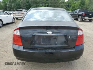 2006 Kia Spectra EX with VIN KNAFE121865361279, listed as a Copart auction lot 53486935 with 219,919 mi miles and Salvage Title. Bid and sale history available at carsss.com. Image 6.