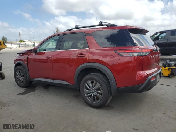 2024 Nissan Pathfinder SV with VIN 5N1DR3BA7RC239891, listed as a Copart auction lot 50899395 with 39,124 mi miles and Non Repairable. Bid and sale history available at carsss.com. Image 2.