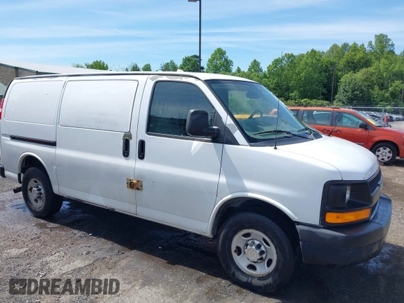 2010 Chevrolet Express Cargo with VIN 1GCZGFBA8A1144127, listed as a IAAI auction lot 42306432 with 170,856 mi miles and . Bid and sale history available at DreamBid. Image 1.