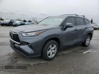 2020 Toyota Highlander LE with VIN 5TDZZRAH1LS012259, listed as a Copart auction lot 48940965 with 26,457 mi miles and Salvage title. Bid and sale history available at DreamBid. Image 1.