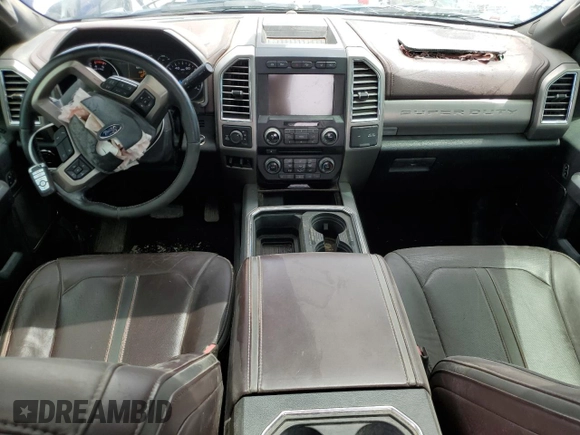 2017 Ford F-250 Lariat with VIN 1FT7W2BT6HED83358, listed as a Copart auction lot 60636715 with 140,578 mi miles and Salvage title. Bid and sale history available at DreamBid. Image 8.
