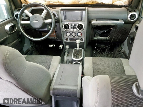 2007 Jeep Wrangler Unlimited X with VIN 1J4GA39147L171796, listed as a Copart auction lot 59180745 with Not provided miles and Non repairable. Bid and sale history available at DreamBid. Image 8.