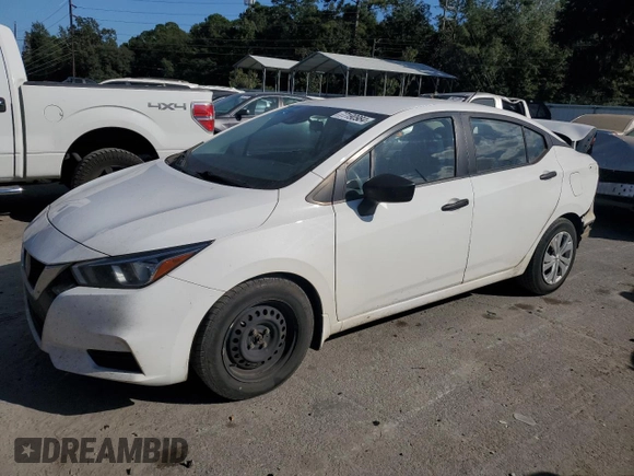 2021 Nissan Versa S with VIN 3N1CN8DV2ML859525, listed as a Copart auction lot 77190984 with 266,924 mi miles and Salvage title. Bid and sale history available at DreamBid. Image 1.