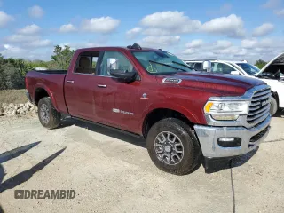 2022 Ram 2500 Longhorn with VIN 3C6UR5GL4NG101511, listed as a Copart auction lot 84820884 with Not provided miles and Non repairable. Bid and sale history available at DreamBid. Image 4.