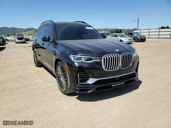 2022 BMW X7 ALPINA XB7 with VIN 5UXCX6C12N9K10388, listed as a Copart auction lot 53538064 with 34,939 mi miles and Salvage Title. Bid and sale history available at carsss.com. Image 11.