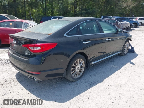 2015 Hyundai Sonata 2.4L Sport with VIN 5NPE34AF7FH250547, listed as a IAAI auction lot 42033370 with 79,840 mi miles. Bid and sale history available at carsss.com. Image 4.