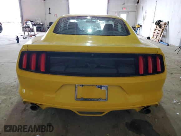2017 Ford Mustang V6 with VIN 1FA6P8AM7H5322273, listed as a Copart auction lot 47840935 with 38,551 mi miles and Clean Title. Bid and sale history available at carsss.com. Image 6.
