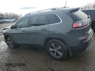 2019 Jeep Cherokee Limited with VIN 1C4PJMDX9KD442071, listed as a Copart auction lot 84853384 with 53,315 mi miles and Salvage Title. Bid and sale history available at carsss.com. Image 2.