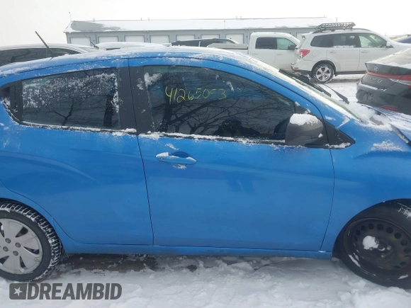 2017 Chevrolet Spark LS with VIN KL8CB6SA3HC713977, listed as a IAAI auction lot 41265053 with 108,655 mi miles. Bid and sale history available at carsss.com. Image 13.