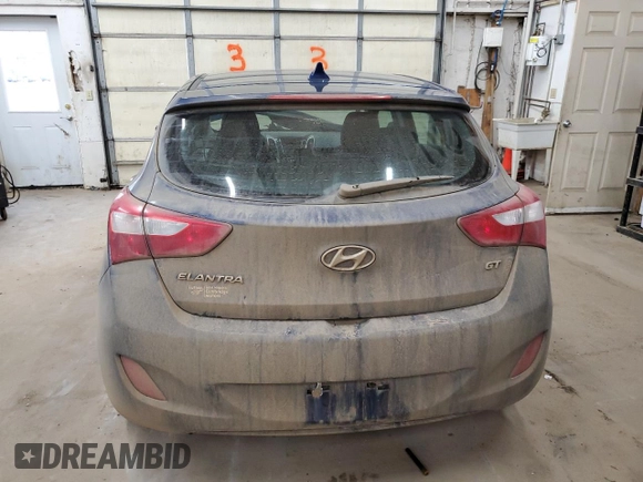 2013 Hyundai Elantra GT with VIN KMHD35LE7DU040910, listed as a Copart auction lot 80772684 with 215,931 mi miles and Salvage Title. Bid and sale history available at carsss.com. Image 6.