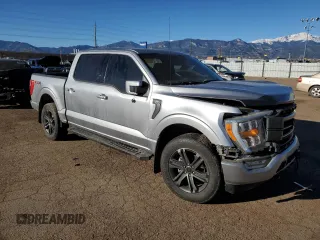 2021 Ford F-150 XL with VIN 1FTFW1E87MFA01209, listed as a Copart auction lot 48260585 with Not Provided miles and Salvage Title. Bid and sale history available at carsss.com. Image 4.
