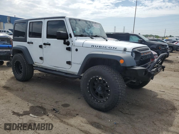 2017 Jeep Wrangler Unlimited Rubicon Recon with VIN 1C4BJWFG5HL511601, listed as a Copart auction lot 62656715 with 86,465 mi miles and Salvage title. Bid and sale history available at DreamBid. Image 4.