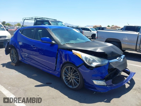 2013 Hyundai Veloster w/Gray Int z VIN KMHTC6AD3DU134956, wystawiony jako IAAI lot #42560944 z przebiegiem 108 166 mil mil oraz . Historia ofert i sprzedaży dostępna na DreamBid. Obrazek 1.