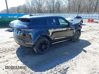 2022 Land Rover Range Rover Evoque R-Dynamic S with VIN SALZT2FX2NH164074, listed as a IAAI auction lot 41695522 with 24,643 mi miles. Bid and sale history available at carsss.com. Image 4.