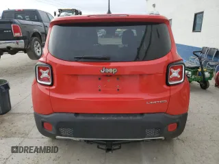 2017 Jeep Renegade Limited with VIN ZACCJADB1HPF10133, listed as a Copart auction lot 49827395 with 116,250 mi miles and Salvage title. Bid and sale history available at DreamBid. Image 6.