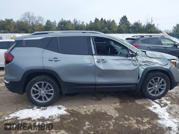 2024 GMC Terrain SLT with VIN 3GKALVEG1RL171374, listed as a IAAI auction lot 41567128 with 21,343 mi miles and . Bid and sale history available at DreamBid. Image 13.