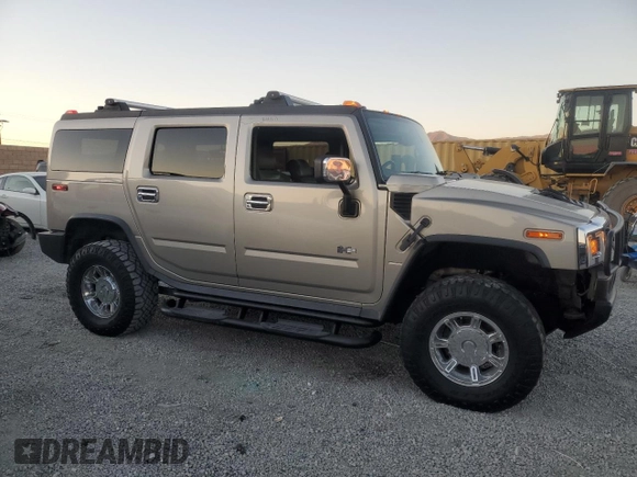 2003 Hummer H2 with VIN 5GRGN23U33H124696, listed as a Copart auction lot 79452004 with 154,144 mi miles and Salvage Title. Bid and sale history available at carsss.com. Image 4.