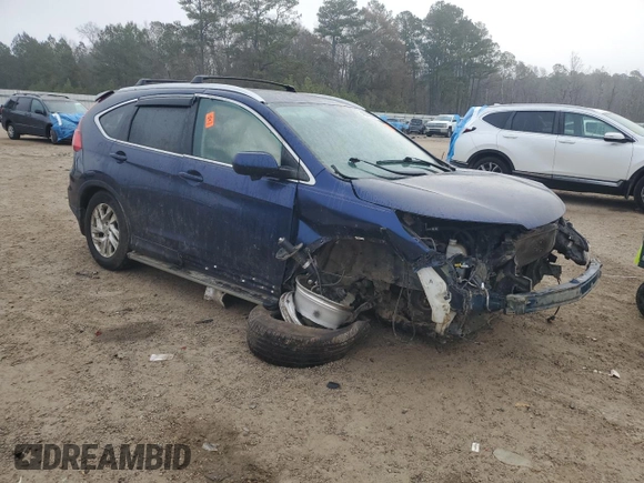 2015 Honda CR-V EX-L with VIN 2HKRM3H77FH517953, listed as a Copart auction lot 42214095 with 0 mi miles and Salvage Title. Bid and sale history available at carsss.com. Image 4.