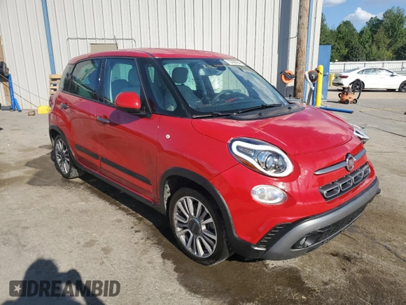 2020 FIAT 500L Trekking with VIN ZFBNFADH3LZ042546, listed as a Copart auction lot 73196764 with 78,721 mi miles and Salvage Title. Bid and sale history available at carsss.com. Image 4.