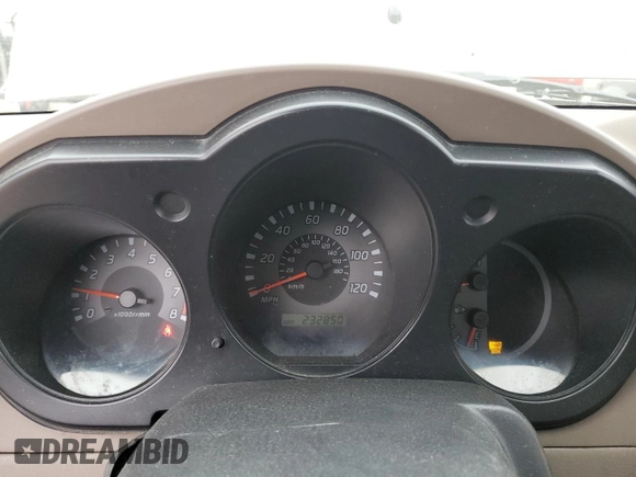 2003 Nissan Frontier XE with VIN 1N6DD26T03C423079, listed as a Copart auction lot 44593295 with 232,850 mi miles and Salvage title. Bid and sale history available at DreamBid. Image 9.