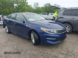 2016 Kia Optima EX z VIN 5XXGU4L36GG089906, wystawiony jako IAAI lot #42267005 z przebiegiem Nie podano mil oraz . Historia ofert i sprzedaży dostępna na DreamBid. Obrazek 1.