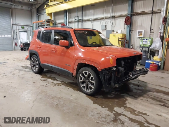 2016 Jeep Renegade Latitude with VIN ZACCJABT1GPD63452, listed as a IAAI auction lot 41481749 with 97,246 mi miles and . Bid and sale history available at DreamBid. Image 1.