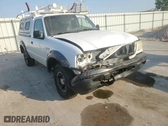 2003 Ford Ranger XL Fleet with VIN 1FTZR11E03TA35573, listed as a Copart auction lot 74200004 with 167,952 mi miles and Salvage Title. Bid and sale history available at carsss.com. Image 10.