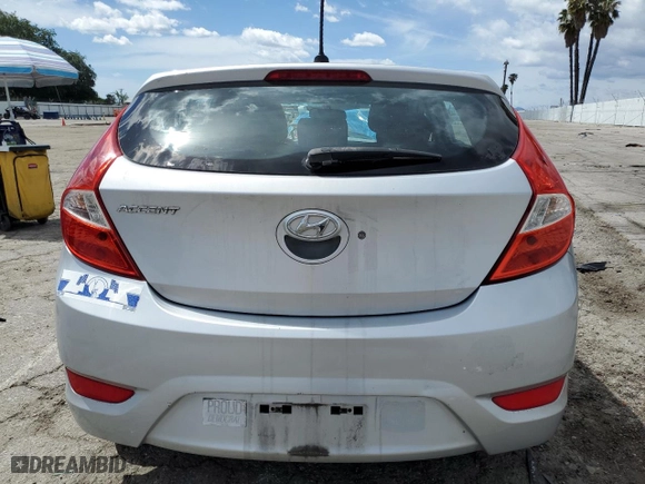 2017 Hyundai Accent SE with VIN KMHCT5AE0HU316588, listed as a Copart auction lot 50731315 with 95,447 mi miles and Salvage Title. Bid and sale history available at carsss.com. Image 6.