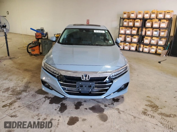 2021 Honda Accord Touring with VIN 1HGCV2F91MA012403, listed as a Copart auction lot 48781655 with Not provided miles and Salvage title. Bid and sale history available at DreamBid. Image 5.