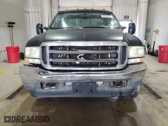 2002 Ford F-250 XL with VIN 1FTNW21L72EC87674, listed as a Copart auction lot 60322595 with Not provided miles and Salvage title. Bid and sale history available at DreamBid. Image 5.