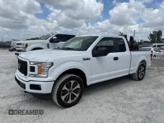 2019 Ford F-150 XL with VIN 1FTEX1EP6KKF02824, listed as a Copart auction lot 55856805 with 60,805 mi miles and Clean Title. Bid and sale history available at carsss.com. Image 2.