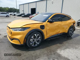 2023 Ford Mustang Mach-E Premium with VIN 3FMTK3SS4PMA03235, listed as a Copart auction lot 52701235 with 24,854 mi miles and Salvage Title. Bid and sale history available at DreamBid. Image 1.