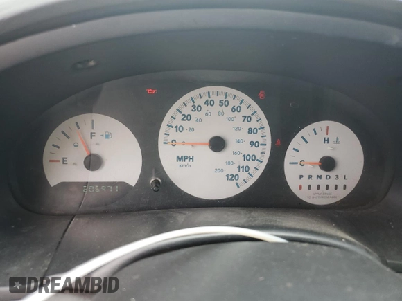 2005 Dodge Caravan SE with VIN 1D4GP25B55B344387, listed as a Copart auction lot 51122075 with 206,971 mi miles and Salvage title. Bid and sale history available at DreamBid. Image 9.